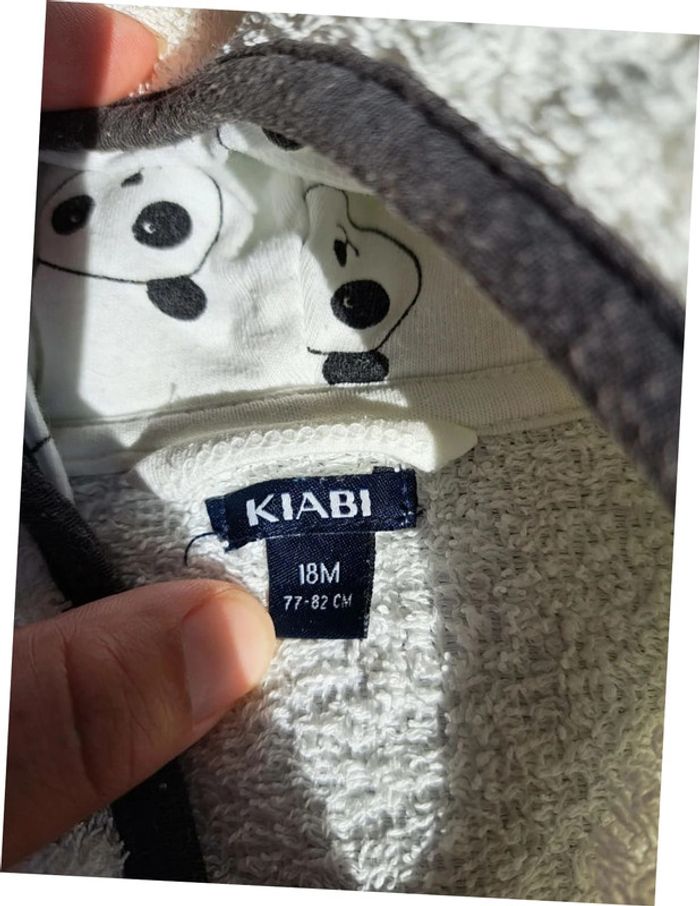 Peignoir de bain panda 18 mois trop mimi - photo numéro 3