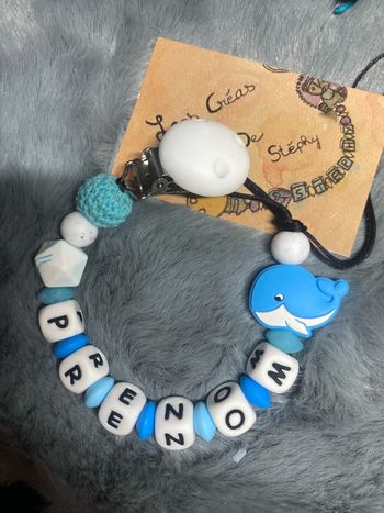 Attache tétine baleine 🐳