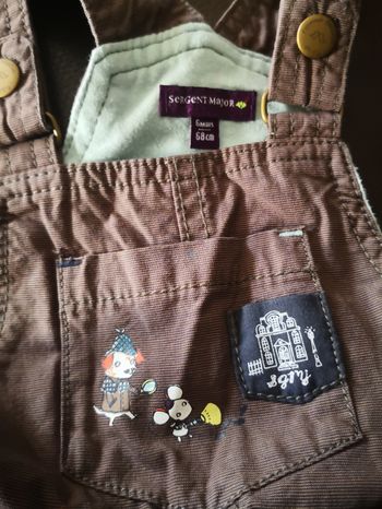 Salopette 6 mois SERGENT MAJOR