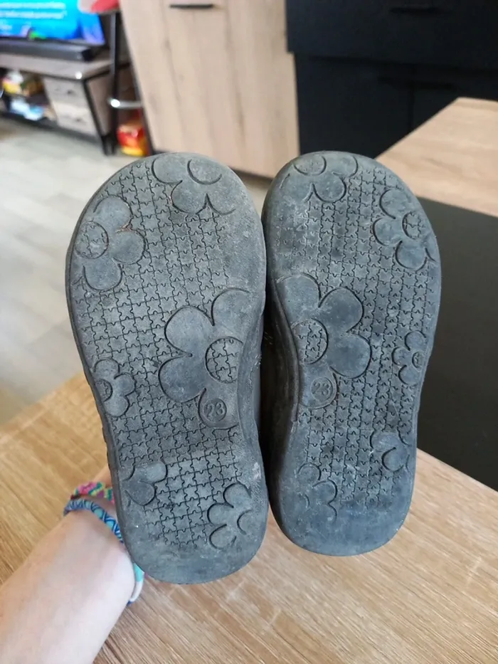 Chaussures fille T23 grise - photo numéro 8