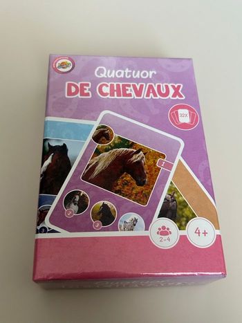 Jeu cartes chevaux