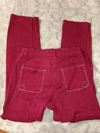 Pantalon épais framboise neuf Sergent Major 8 ans