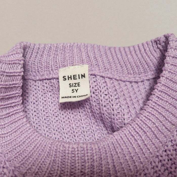 Pulls en laine shein rose & lila taille 5 ans - photo numéro 4