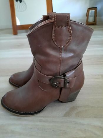 Bottines marron