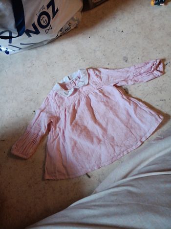 Robe en gaze de coton orchestra  12mois pas de vinted go