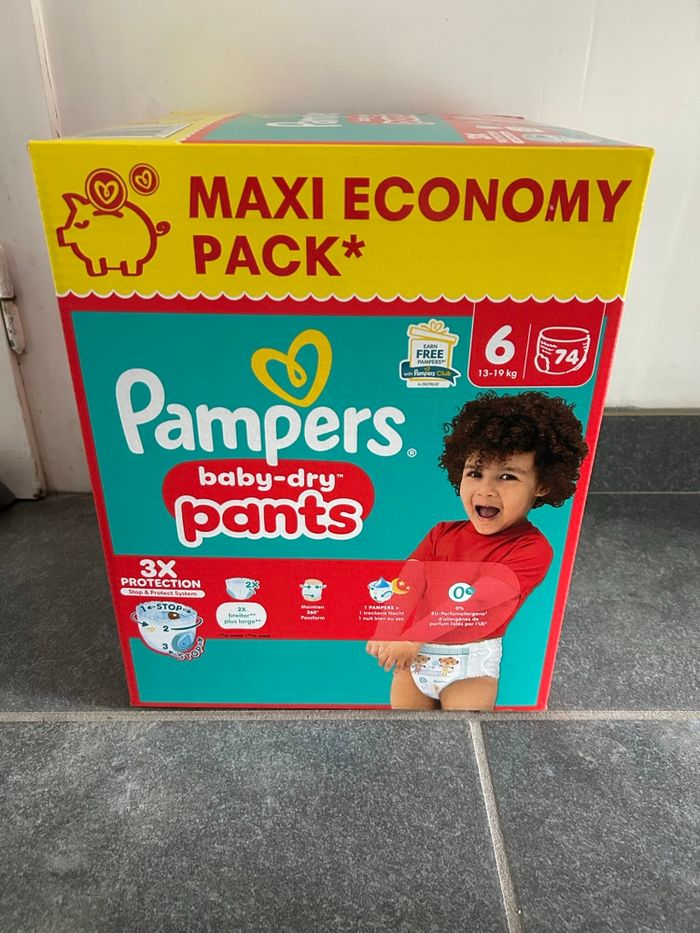 Pampers baby-dry pants 74 couches