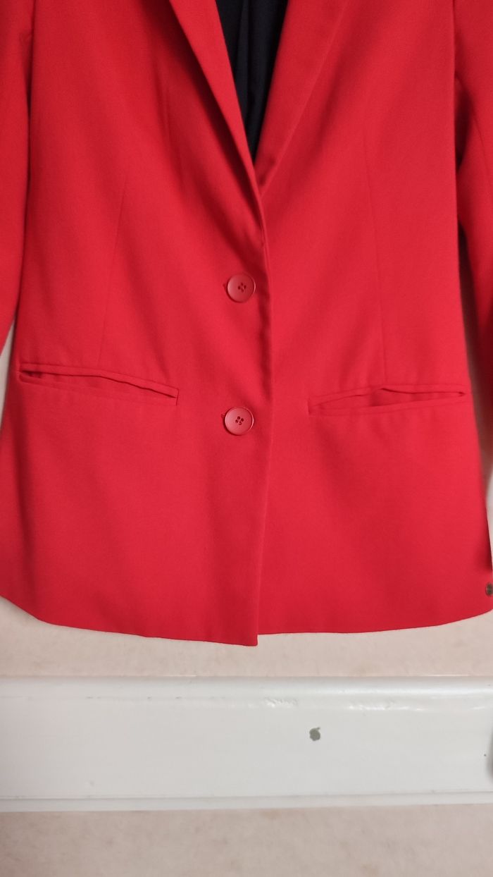 Veste blazer rouge Bonobo - photo numéro 6