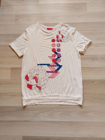 Tee-shirt manches courtes sequins 42/44