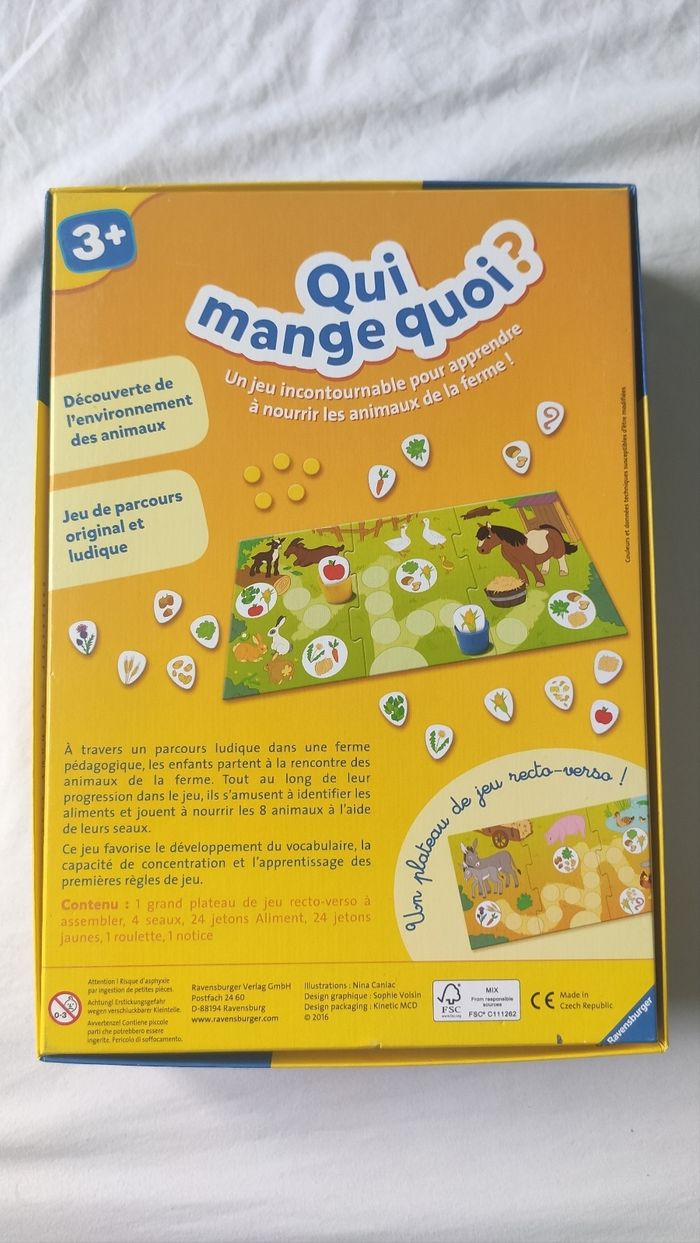 Qui mange quoi jeu ravensburger - photo numéro 2