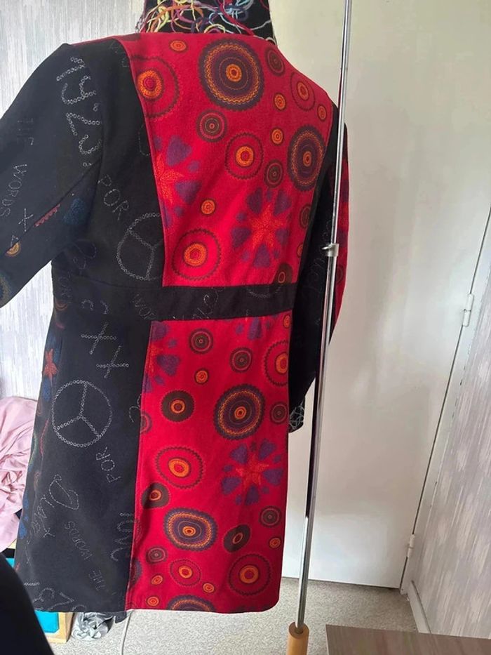 Manteau patchwork taille 58 made in italy• - photo numéro 6