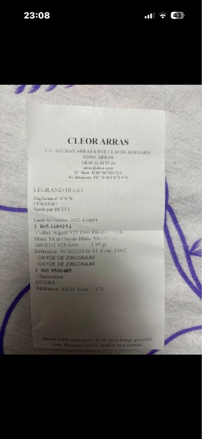 Collier cleor - photo numéro 3