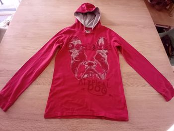 T-shirt à capuche Desigual garçon 13/14 ans - Très bon état