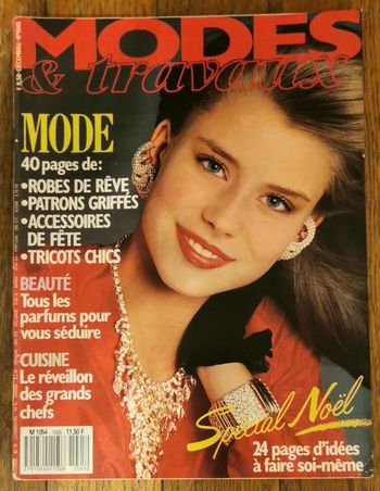 Ancien magazine Modes et travaux 1987 N°1045 Vintage