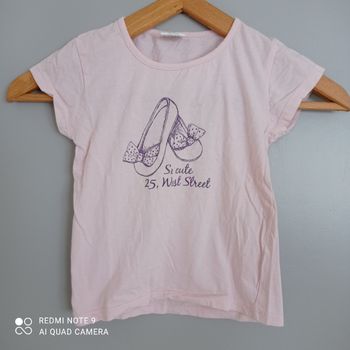 T-shirt mauve 4ans