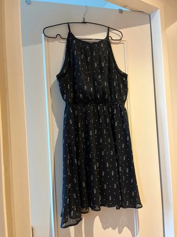 Robe courte bleu marine