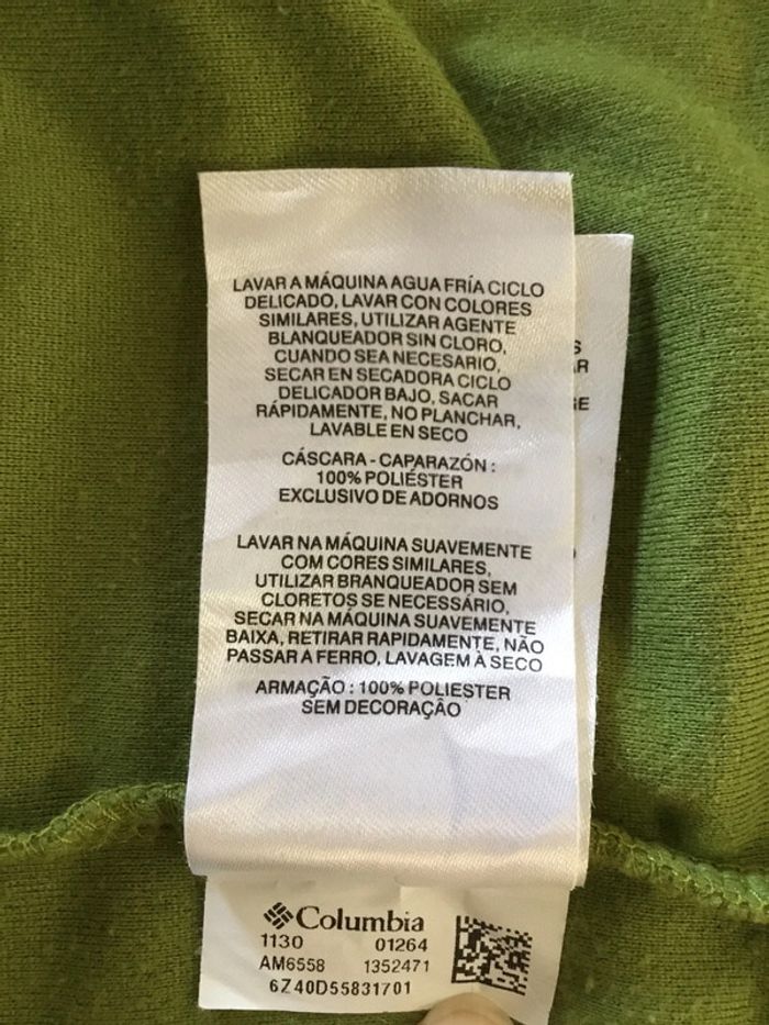 Veste polaire légère 1/4zip pour homme Columbia vert olive taille XXL 165 - photo numéro 13