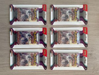 Lot de 6 boosters pokemon EV2, écarlate et violet évolution à Paldéa, neufs sous blister.