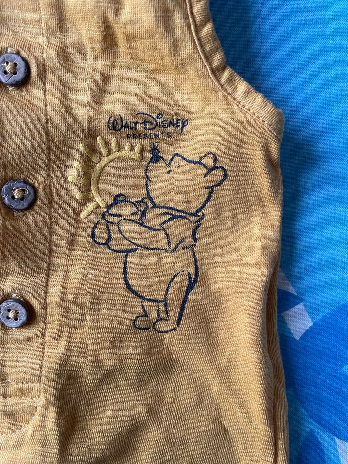 Combinaison Winnie L’Ourson by Kiabi moutarde - 1 mois - photo numéro 4