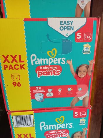 Couches pampers pants  taille 5