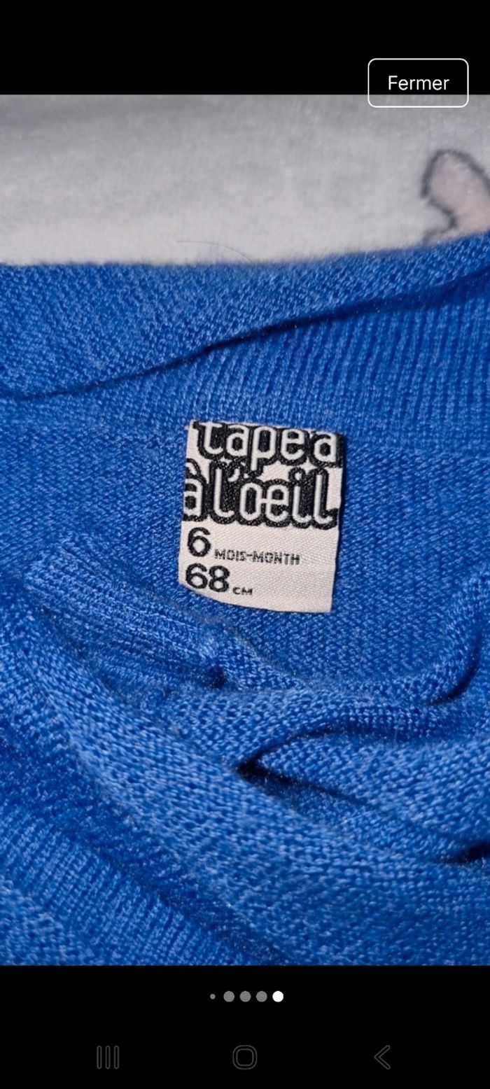 Gilet 6 mois en très bon état - photo numéro 9