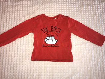 t-shirt manches longues schtroumfs