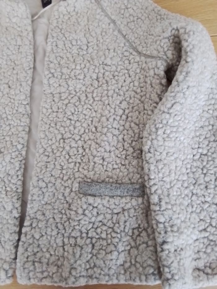 Veste effet mouton polaire ”MANGO ” - photo numéro 2