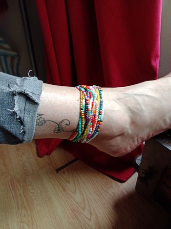 Lot bracelets cheville