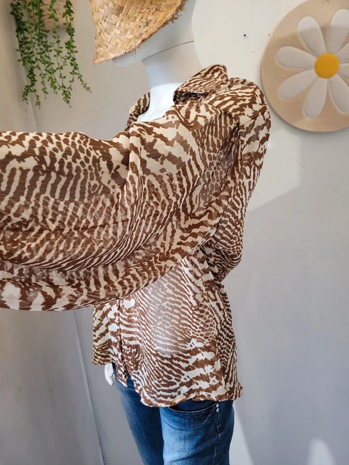 Chemise en voile avec fil doré - photo numéro 6