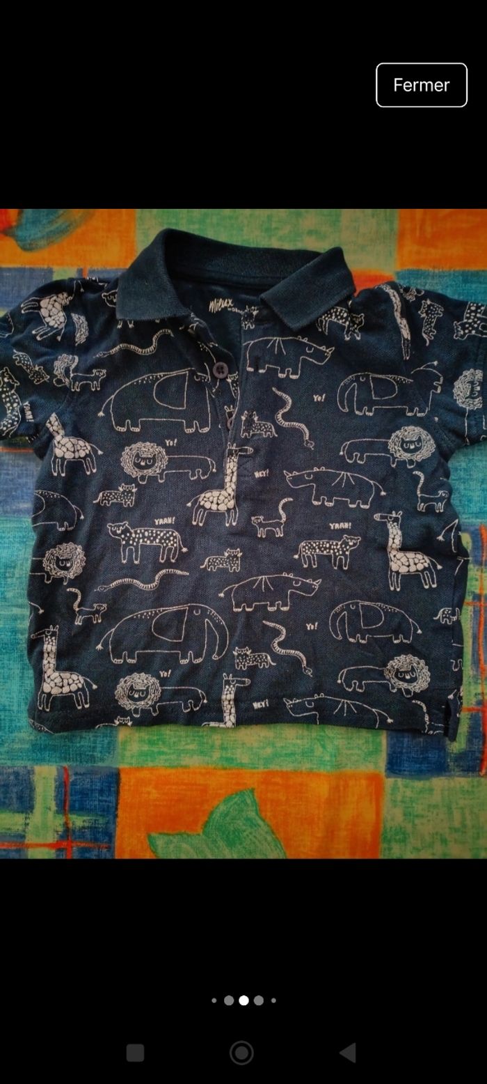 Lot Tshirt manches courtes 12 mois - photo numéro 5