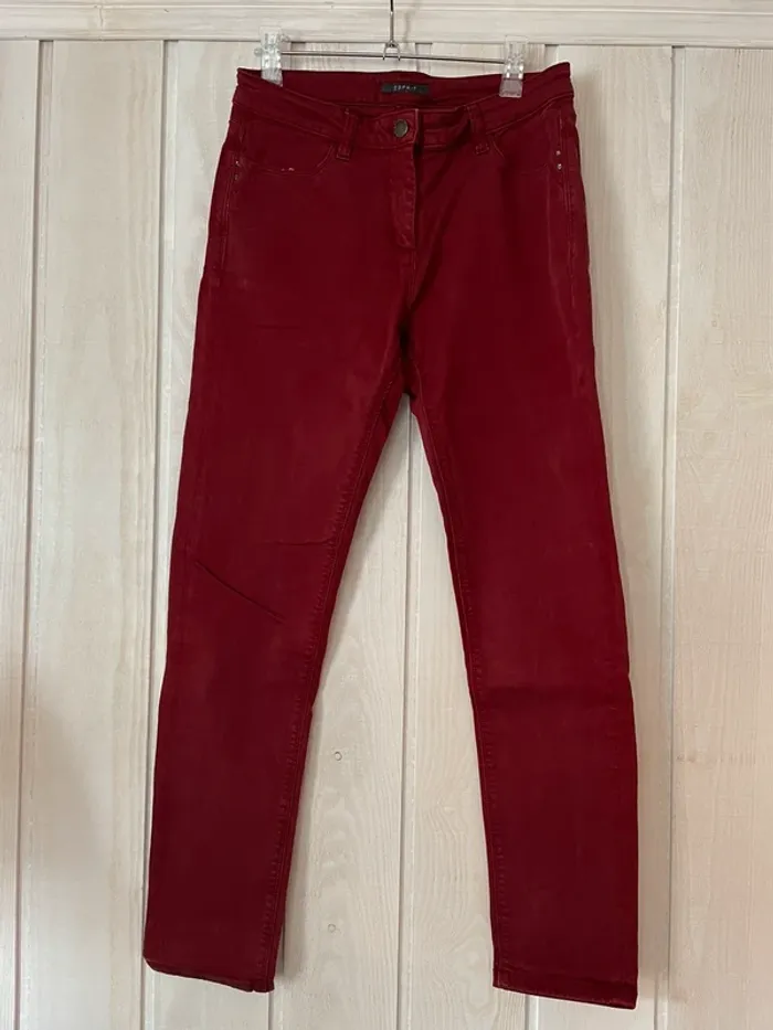 Pantalon bordeaux - Esprit - 40