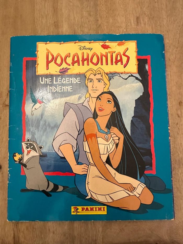 Walt Disney Pocahontas - Album Panini complet avec poster stickers livre autocollants