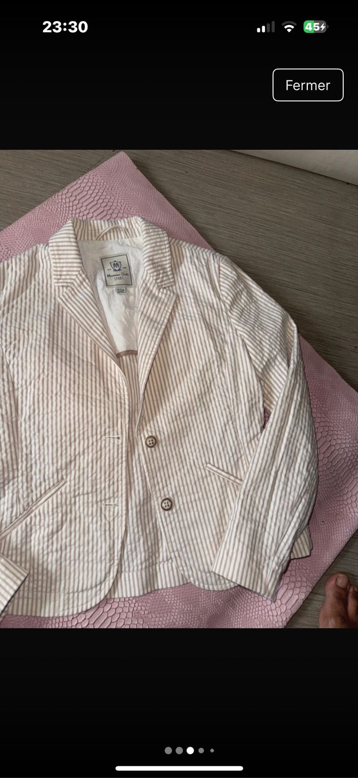 Veste blazer fille Massimo dutti 11/12 ans - photo numéro 2