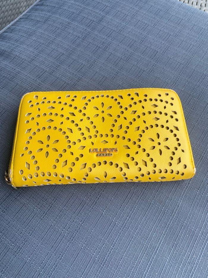 Portefeuille lollipops jaune