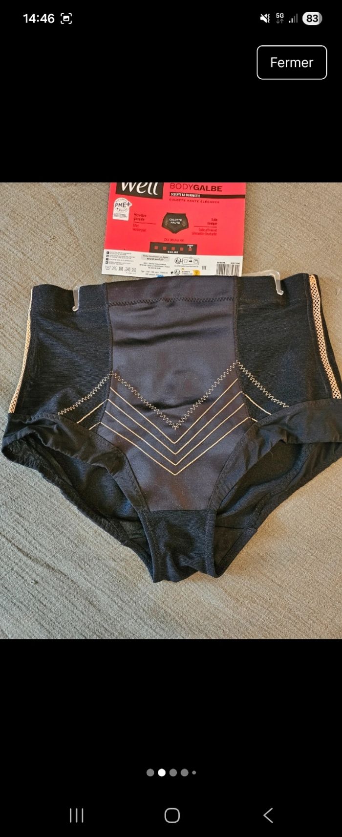 Culotte haute gainante