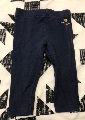 Legging marine tape à l’œil 9 mois/71cm