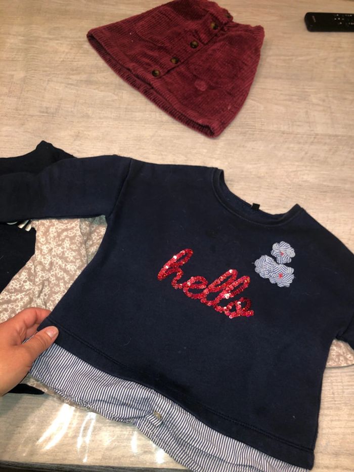 Lot 4 ans jupes pantalons sweats - photo numéro 5