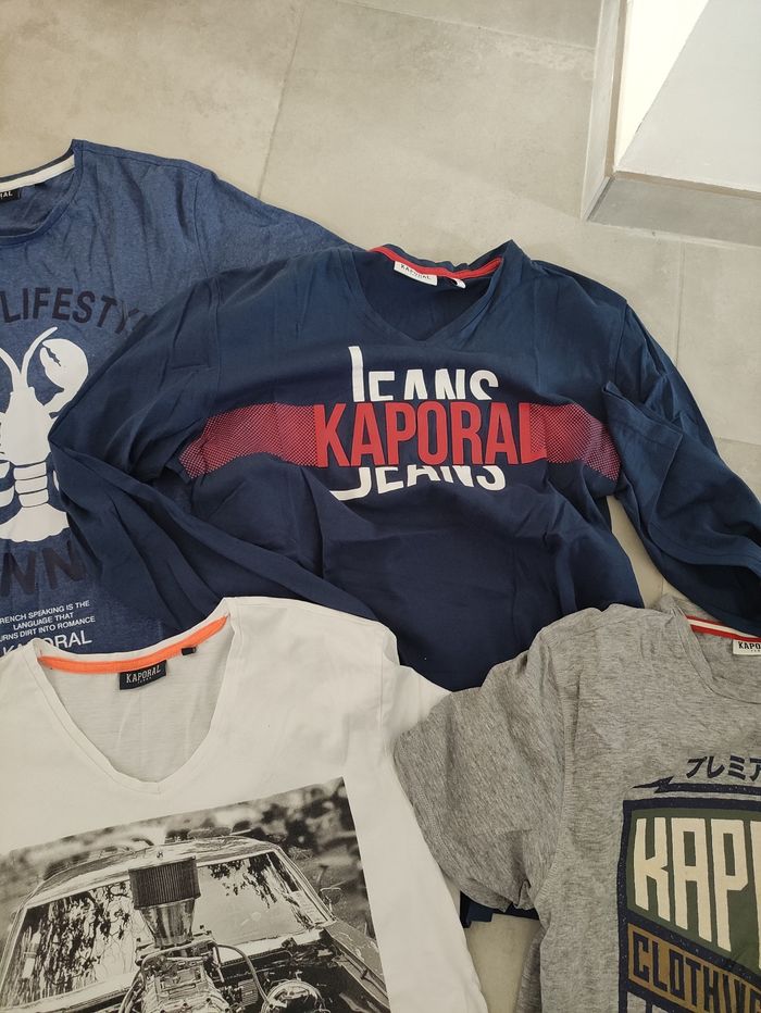 Lot 5 tee shirt Kaporal