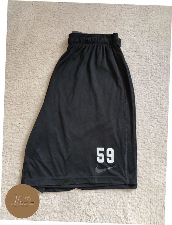 Short de sport Nike noir avec Logo aigle rouge - photo numéro 2