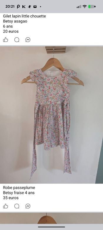 Robe créatrice liberty 