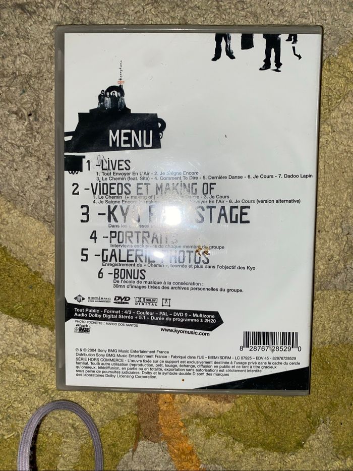 DVD Kyo - photo numéro 2