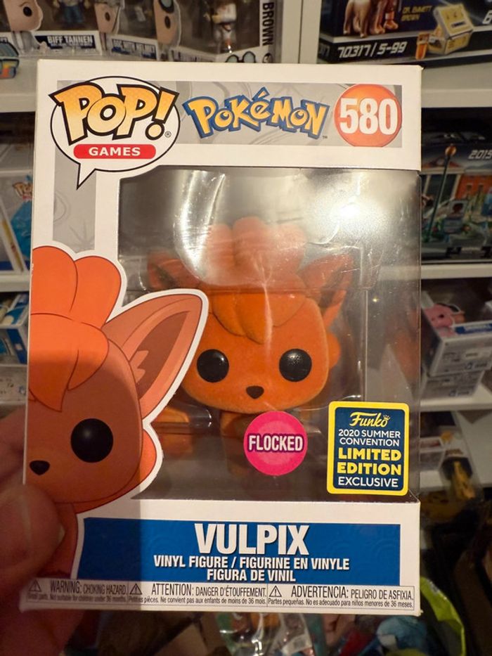 Funko pop Pokémon flocked