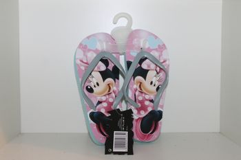 superbe tongs minnie rose et bleu 29/30