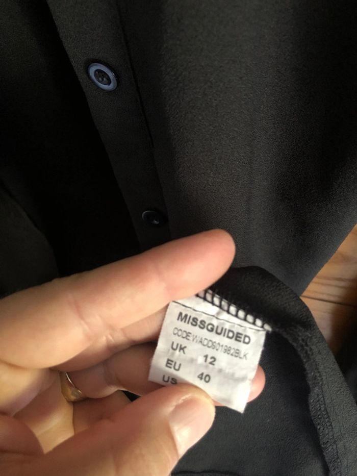 Robe chemise tunique noir - photo numéro 5