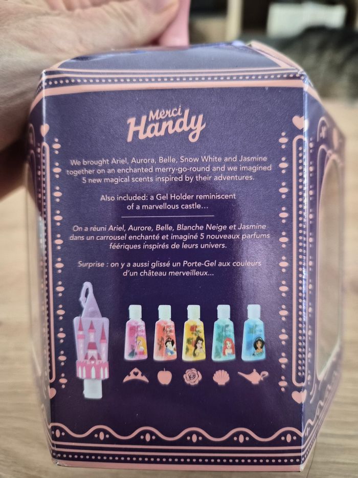 Coffret Disney Princesse gels mains Merci Handy - photo numéro 2