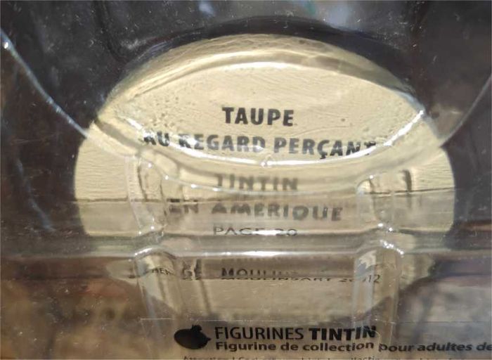 Taupe au regard perçant Figurine Tintin + Livret - photo numéro 4