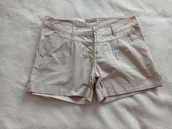 Short multi poches crème 3840