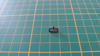 Rétroviseur intérieur à coller miniature Altaya Renault Alpine A110 Wrc 1/18 1/18e 1/18ème #C10