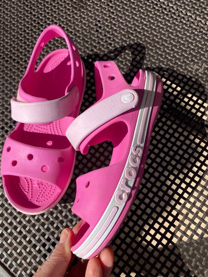 Sandales crocs rose j3 34 35