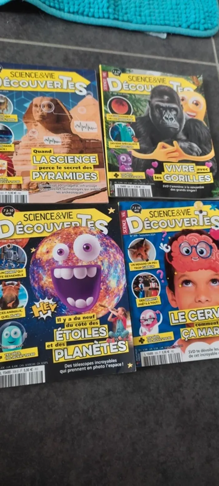 Lot 10 magazine enfants sciences et vie et découvertes - photo numéro 5