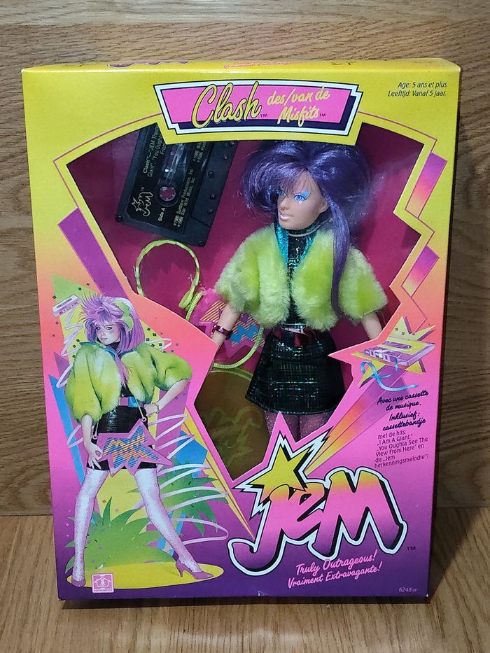 Poupée Jem et les Hologrammes Misfits Clash Vintage Hasbro 1986 #1